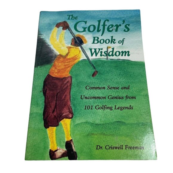 The Golfers Book of Wisdom Fun Golfing Quotes 1995 Golfers Gift Paperback u - Picture 1 of 3